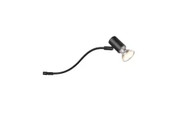 Trio Lighting seinävalaisin Giada H2O 1-os GU10 mattamusta