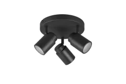 Trio Lighting spottivalaisin Angelo H2O 3-os GU10 mattamusta