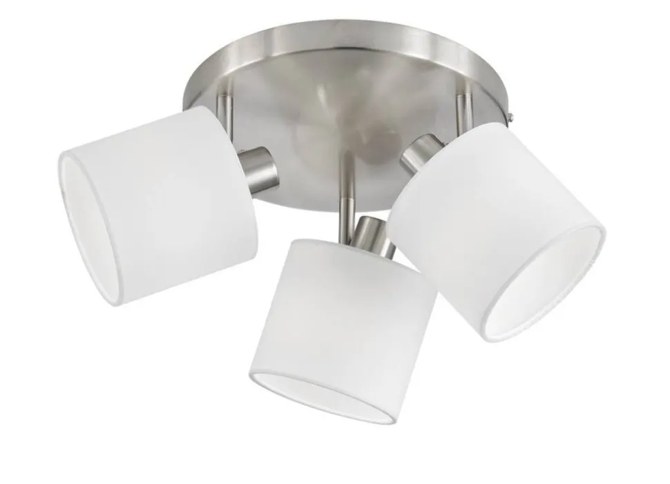 Trio Lighting spottivalaisin Tommy 3-os E14 harjattu teräs/v