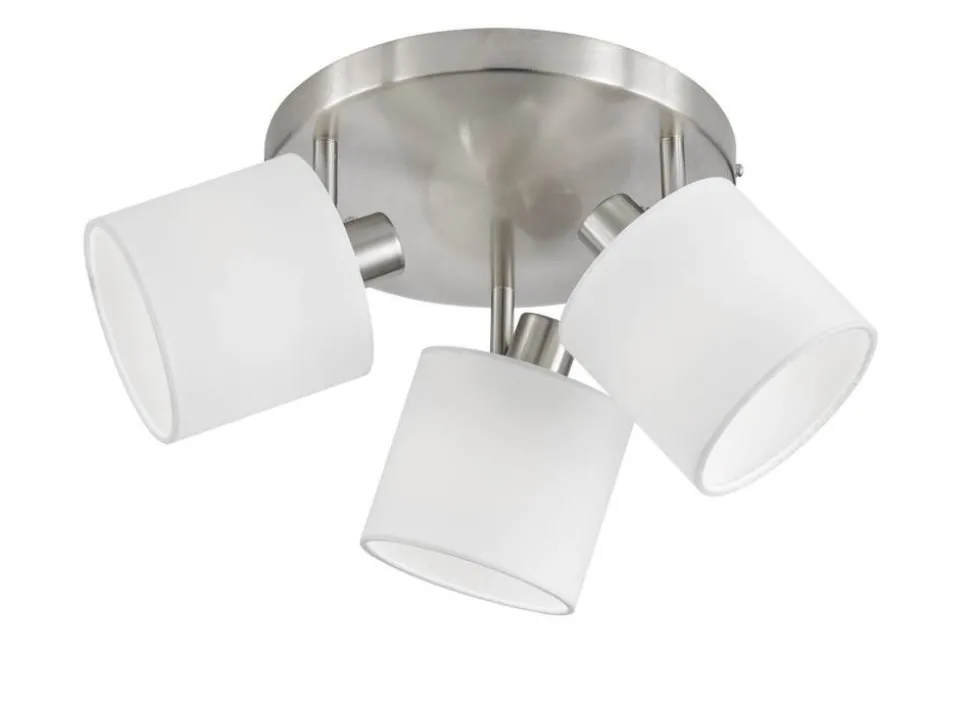 Trio Lighting spottivalaisin Tommy 3-os E14 harjattu teräs/v