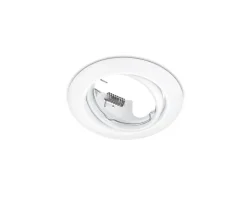 Trio Lighting alasvalo Jura GU10 mattavalkoinen pyöreä