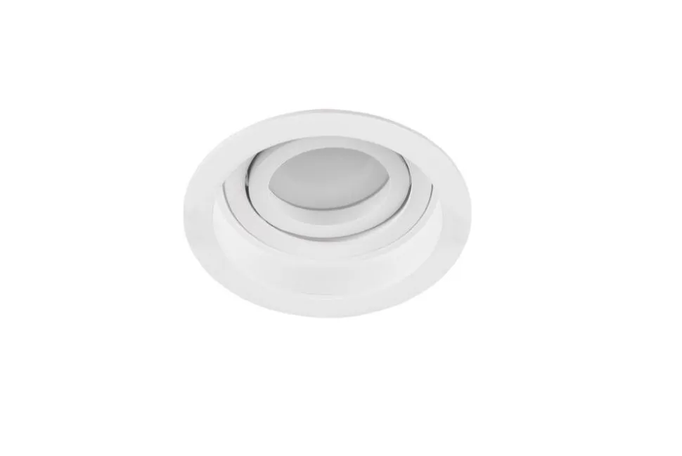 Trio Lighting alasvalo Kenai GU10 9 cm mattavalkoinen pyöreä