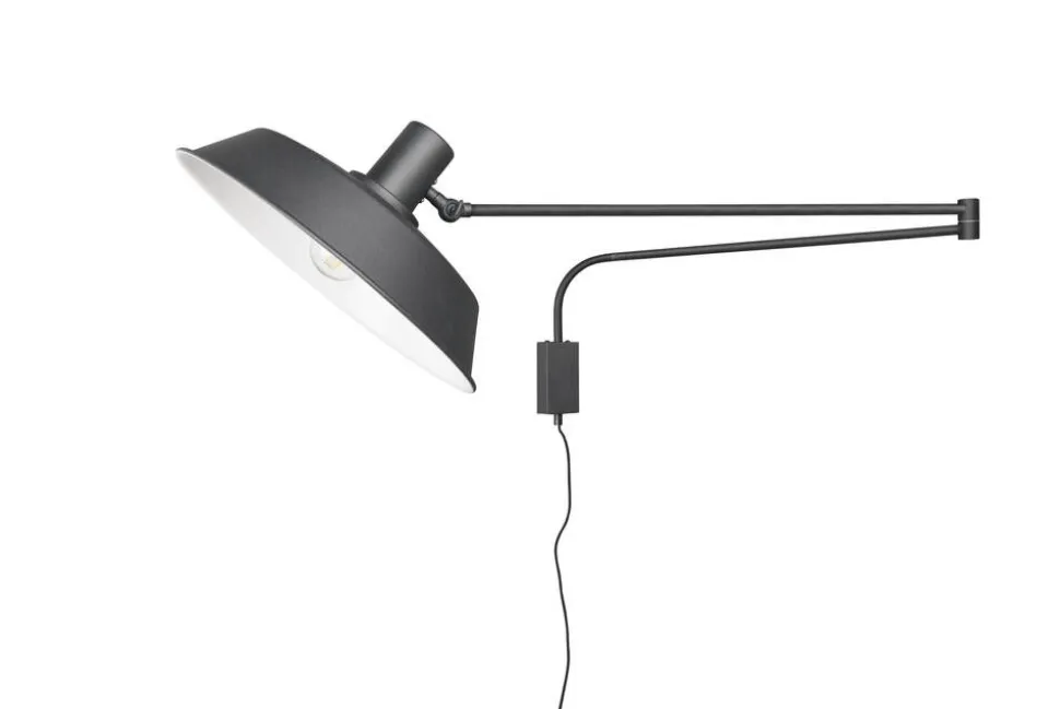 Trio Lighting Bolder seinävalaisin E27 mattamusta