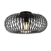 Trio Lighting kattovalaisin Johann 40 cm E27 mattamusta