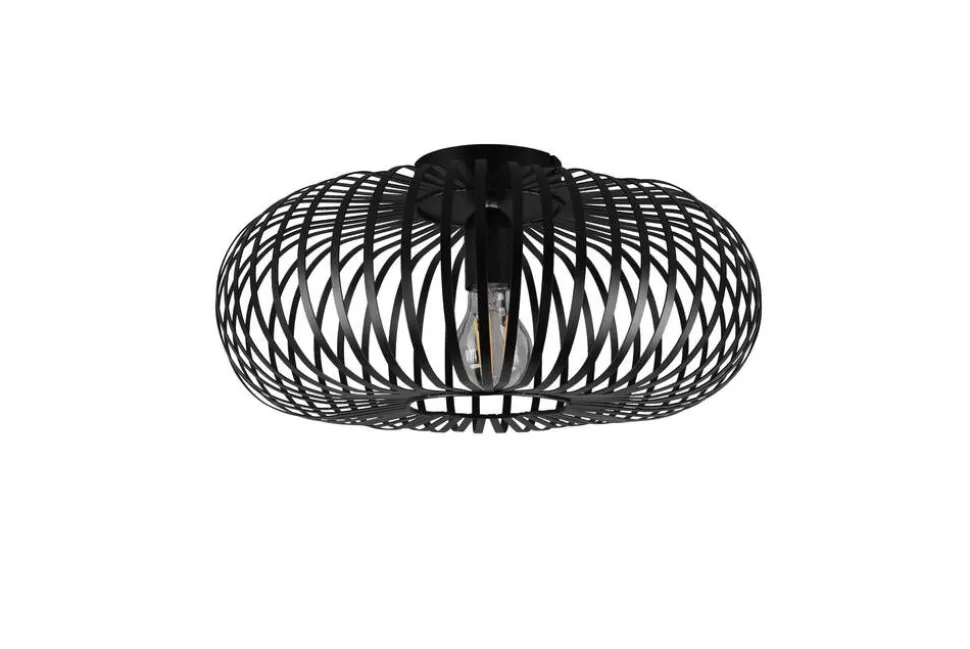 Trio Lighting kattovalaisin Johann 40 cm E27 mattamusta