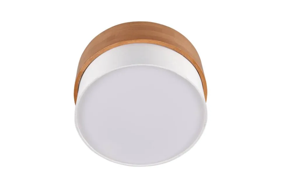 Trio Lighting kattovalaisin Seasons 30 cm E14 valkoinen/puu