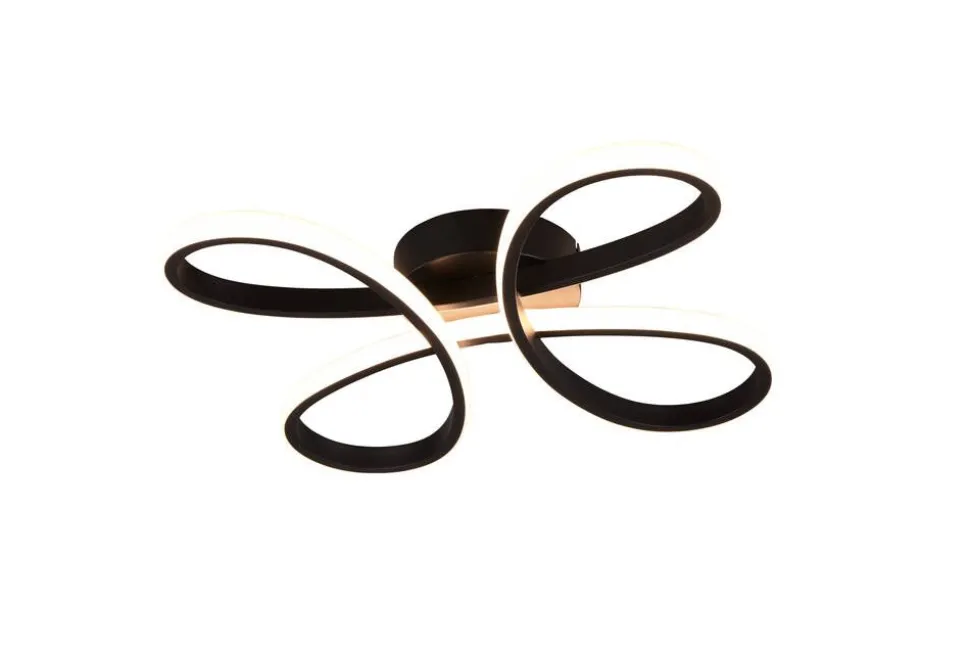 Trio Lighting kattovalaisin Fly LED 40 cm mattamusta