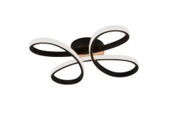 Trio Lighting kattovalaisin Fly LED 40 cm mattamusta