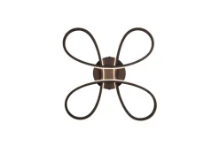 Trio Lighting kattovalaisin Fly LED 40 cm mattamusta