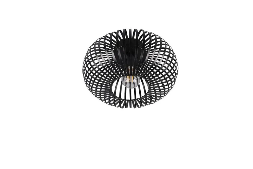 Trio Lighting kattovalaisin Johann 30 cm E27 mattamusta