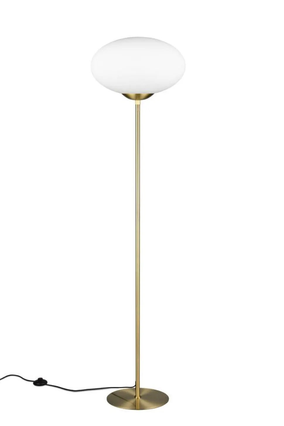 Trio Lighting lattiavalaisin Fomento E27 mattamessinki/valko