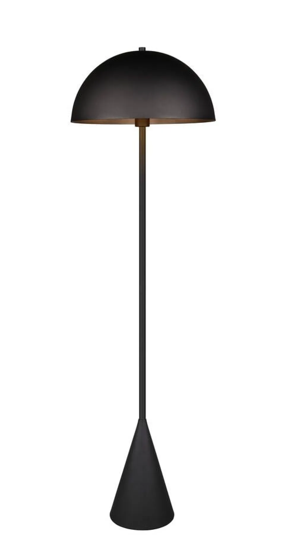 Trio Lighting lattiavalaisin Alfie E27 mattamusta