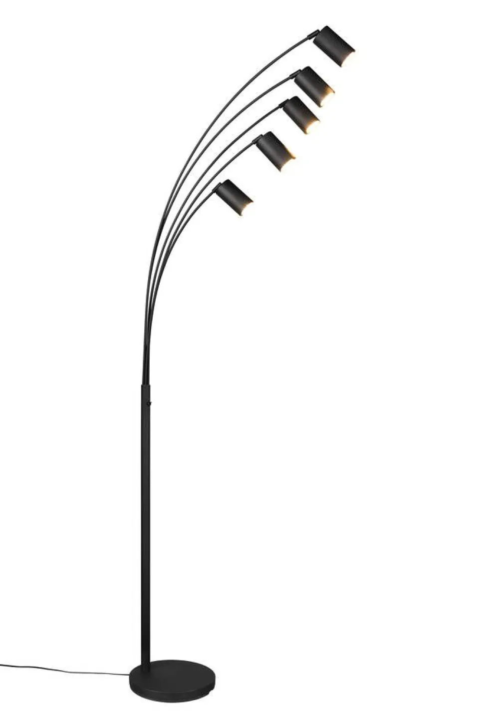 Trio Lighting lattiavalaisin Marley 5-os GU10 mattamusta