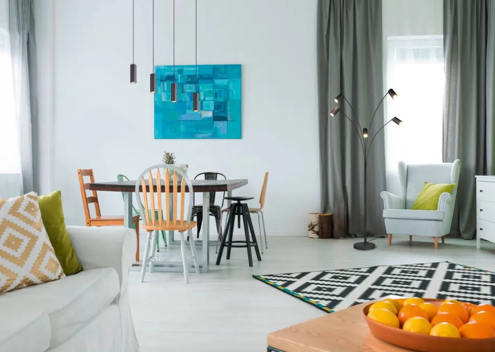 Trio Lighting lattiavalaisin Marley 5-os GU10 mattamusta