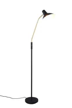 Trio Lighting lattiavalaisin Traveller E27 mattamusta/mattam