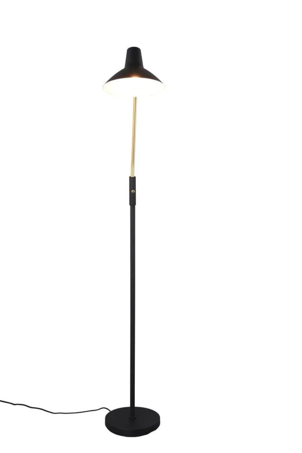 Trio Lighting lattiavalaisin Traveller E27 mattamusta/mattam
