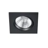 Trio Lighting LED alasvalo Pamir mattamusta neliö