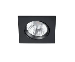 Trio Lighting LED alasvalo Pamir mattamusta neliö