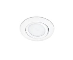 Trio Lighting LED alasvalo Rila mattavalkoinen pyöreä