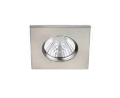 Trio Lighting LED alasvalo Zagros IP65 harjattu teräs neliö