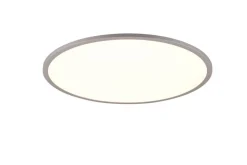 Trio Lighting LED kattovalaisin Yuma 60 cm harmaa/valkoinen