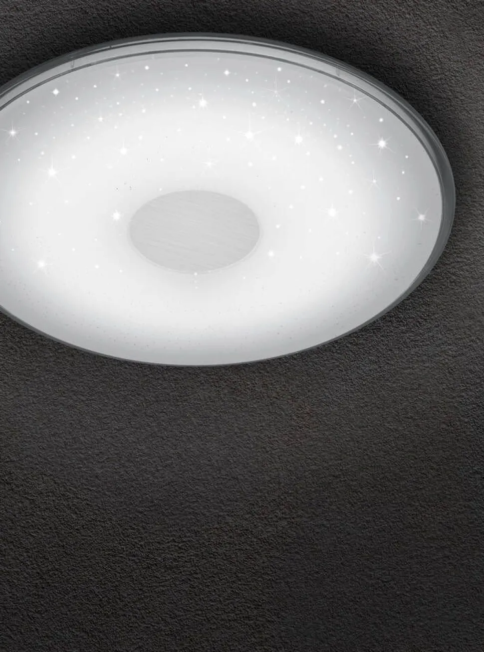 Trio Lighting LED kattovalaisin Shogun valkoinen