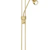Trio Lighting LED lattiavalaisin Arizona uplighter messinki