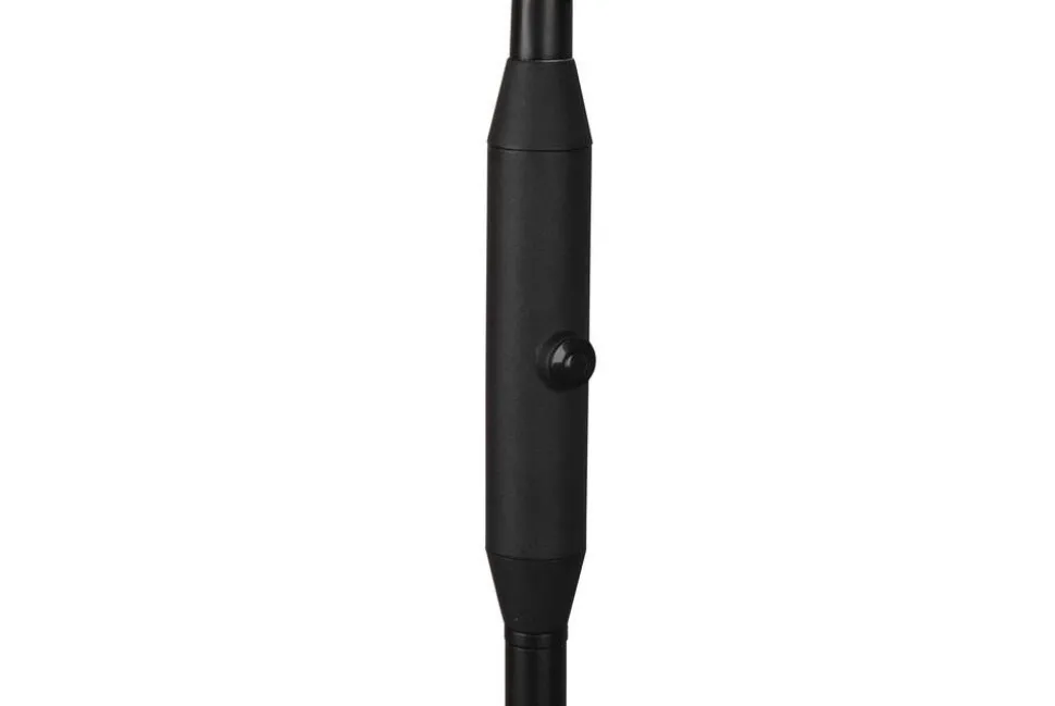 Trio Lighting LED lattiavalaisin Monza mattamusta