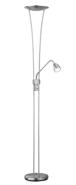 Trio Lighting LED lattiavalaisin Arizona uplighter harjattu