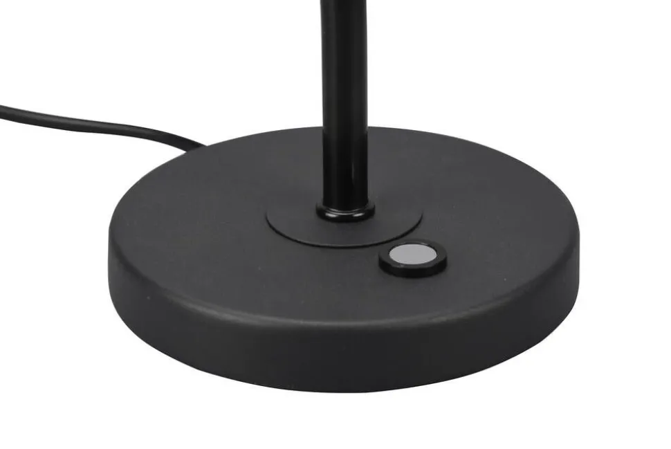 Trio Lighting LED pöytävalaisin Curtis mattamusta