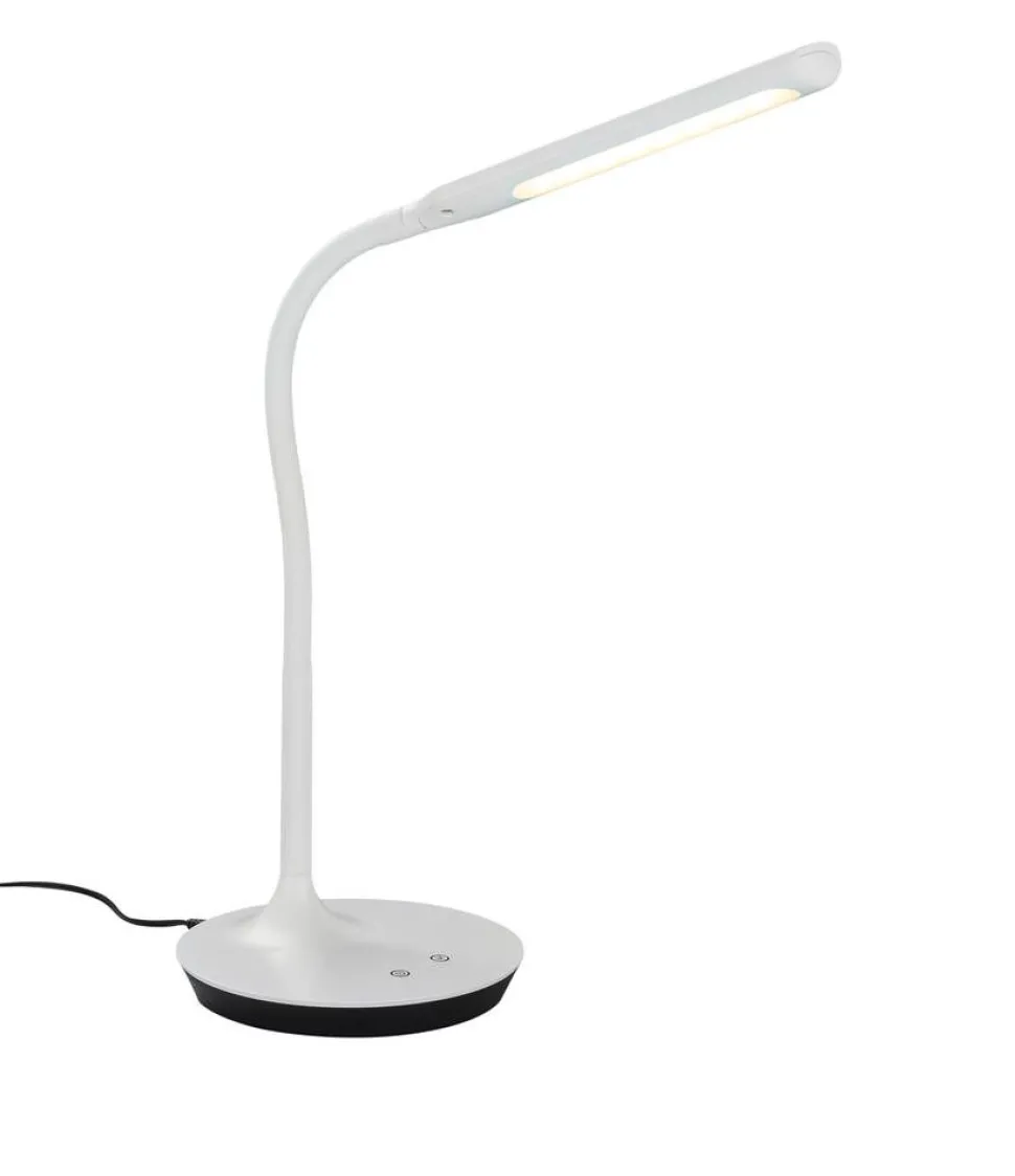 Trio Lighting LED pöytävalaisin Polo mattavalkoinen