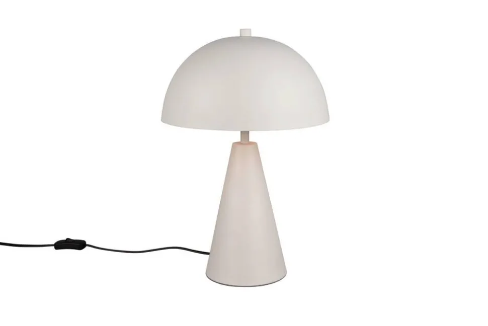 Trio Lighting pöytävalaisin Alfie E27 lämmin harmaa