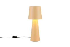 Trio Lighting pöytävalaisin Nubian E27 kellertävänruskea