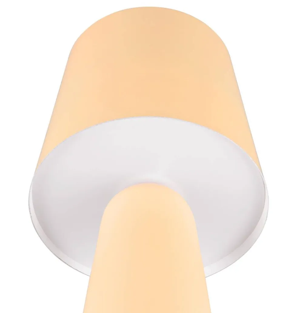 Trio Lighting pöytävalaisin Nubian E27 kellertävänruskea