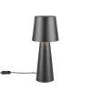 Trio Lighting pöytävalaisin Nubian E27 mattamusta