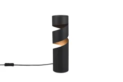 Trio Lighting pöytävalaisin Stream GU10 mattamusta