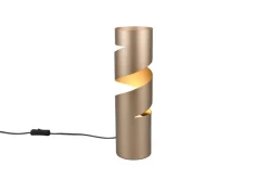 Trio Lighting pöytävalaisin Stream GU10 kahvinruskea