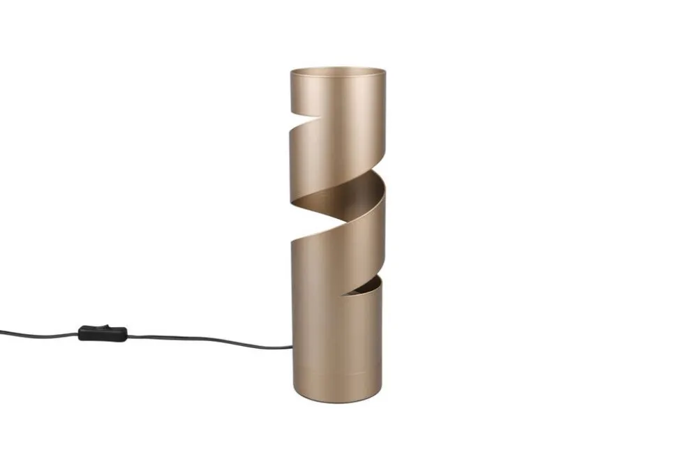 Trio Lighting pöytävalaisin Stream GU10 kahvinruskea