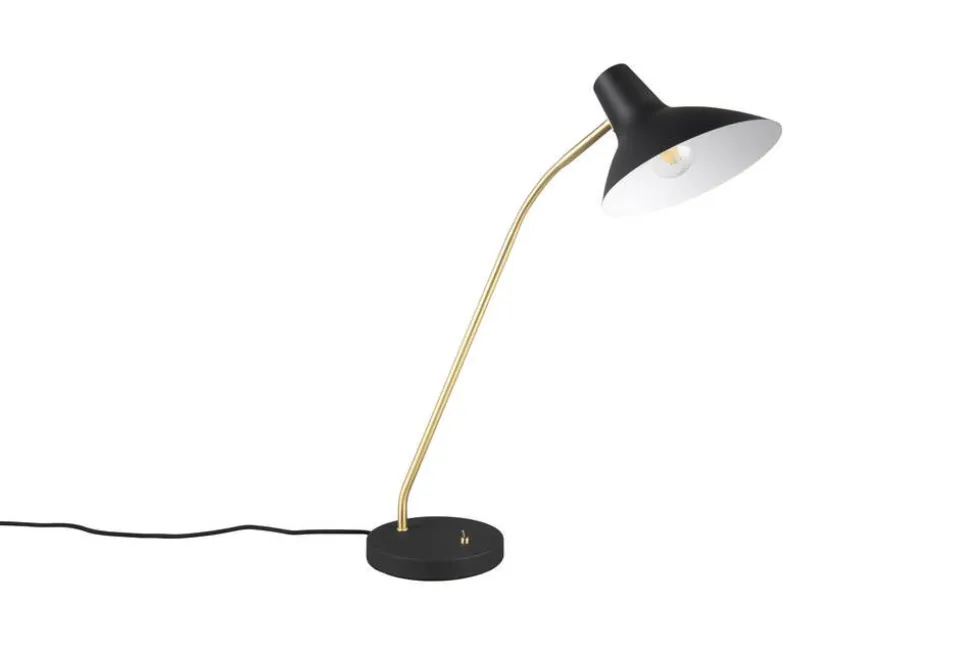 Trio Lighting pöytävalaisin Traveller E27 mattamusta/mattame