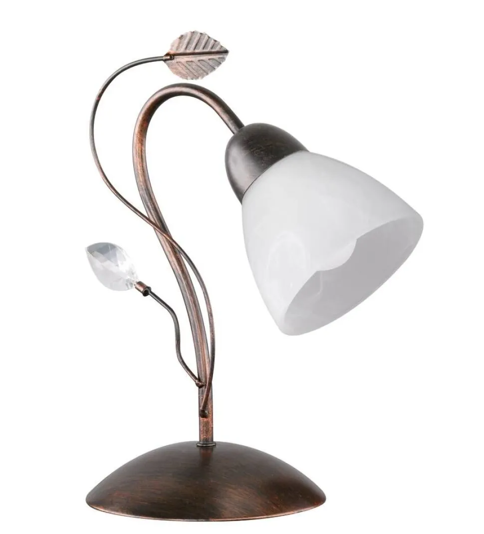 Trio Lighting pöytävalaisin Traditio E14 rustiikki