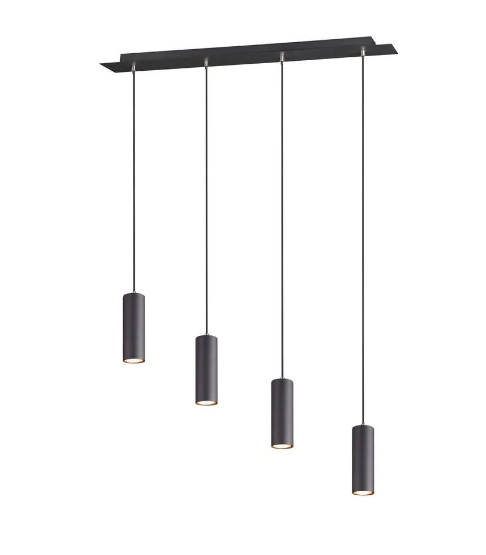 Trio Lighting riippuvalaisin Marley 4-os 75 cm GU10 mattamus