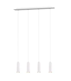 Trio Lighting riippuvalaisin Marley 4-os 75 cm GU10 valkoine