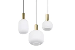 Trio Lighting riippuvalaisin Diva 3-os E27 mattamessinki/val