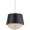 Trio Lighting riippuvalaisin Loreley 3xE14 musta/kulta