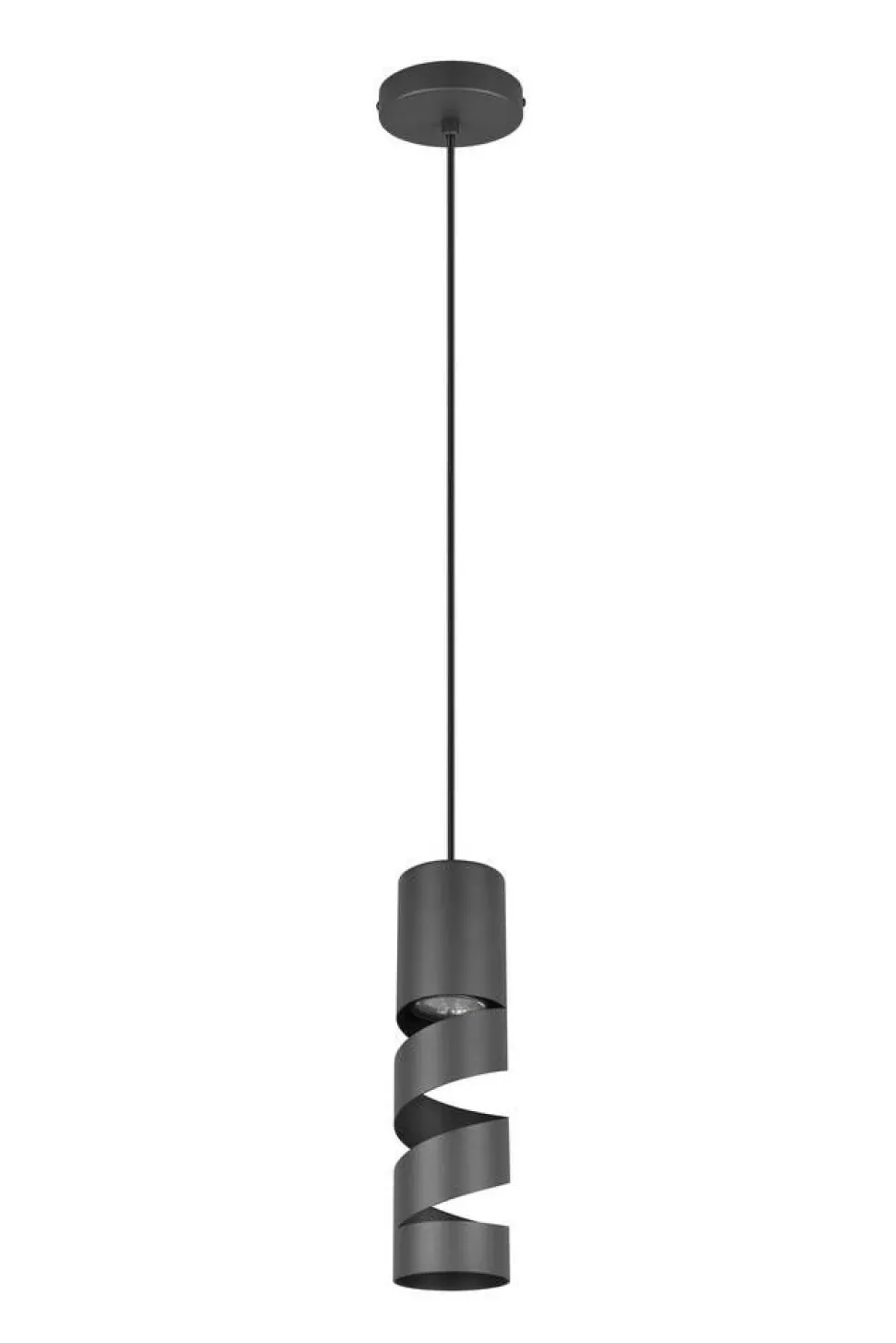 Trio Lighting riippuvalaisin Stream 1-os GU10 mattamusta