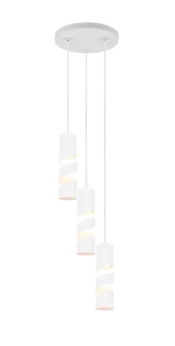 Trio Lighting riippuvalaisin Stream 3-os GU10 mattavalkoinen