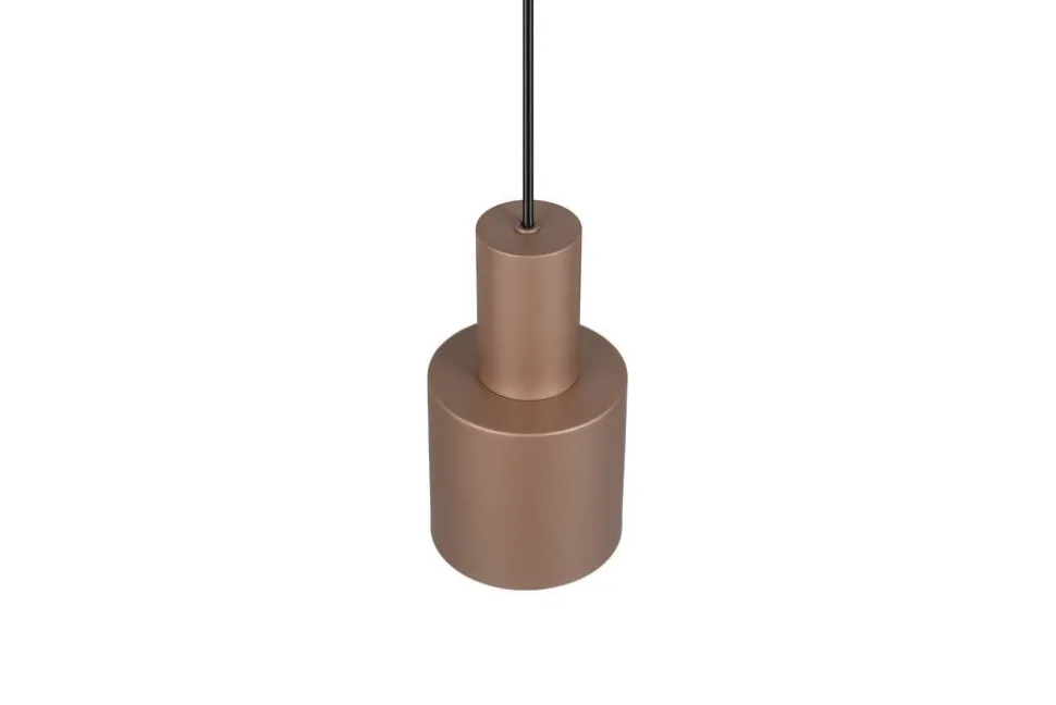 Trio Lighting riippuvalaisin Agudo 1-os E27 kahvinruskea
