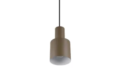 Trio Lighting riippuvalaisin Agudo 1-os E27 harmaanruskea