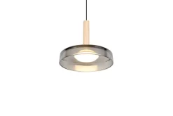 Trio Lighting riippuvalaisin Celeste LED 1-os mattamusta/kro