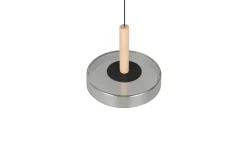 Trio Lighting riippuvalaisin Celeste LED 1-os mattamusta/kro